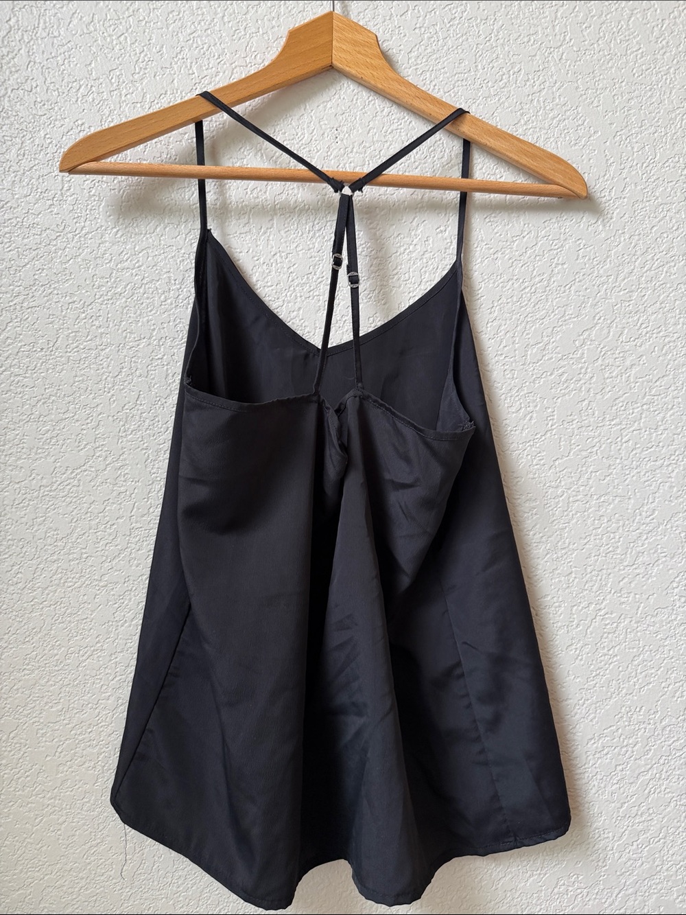 Hollister Spaghetti Strap Blouse Black size Medium - Picture 5 of 7